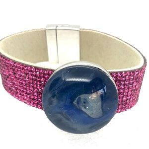 Snap bracelet 30mm jewelry handmade bling SJ30